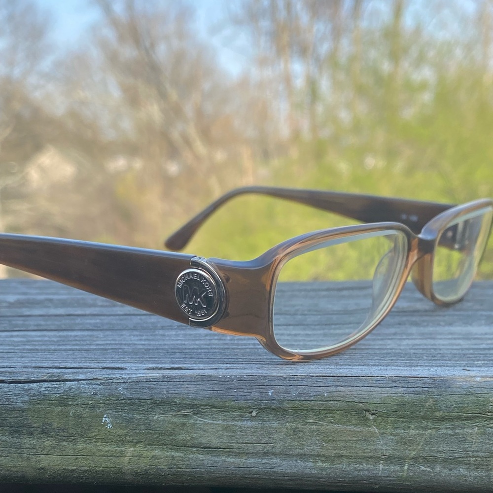 Michael Kors Brown Rectangular Glasses Frames Mk … - image 3